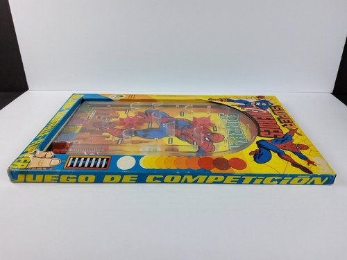 Vintage 1981 Spider-Man Bagatelle Pinball Game Marc Pique Reg Marvel NIB RARE - Picture 11 of 18