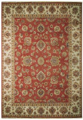 8x10' Red Vegetable Dyed Chobi Rug #B-72526