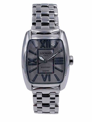 Locman History 488ACS400 Stahl/Titan Lady Uhr 30x34mm sehr reduziert New
