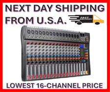 16-CHANNEL MIXER with Bluetooth USB MP3 for DJ Studio Stage Very Low Price 