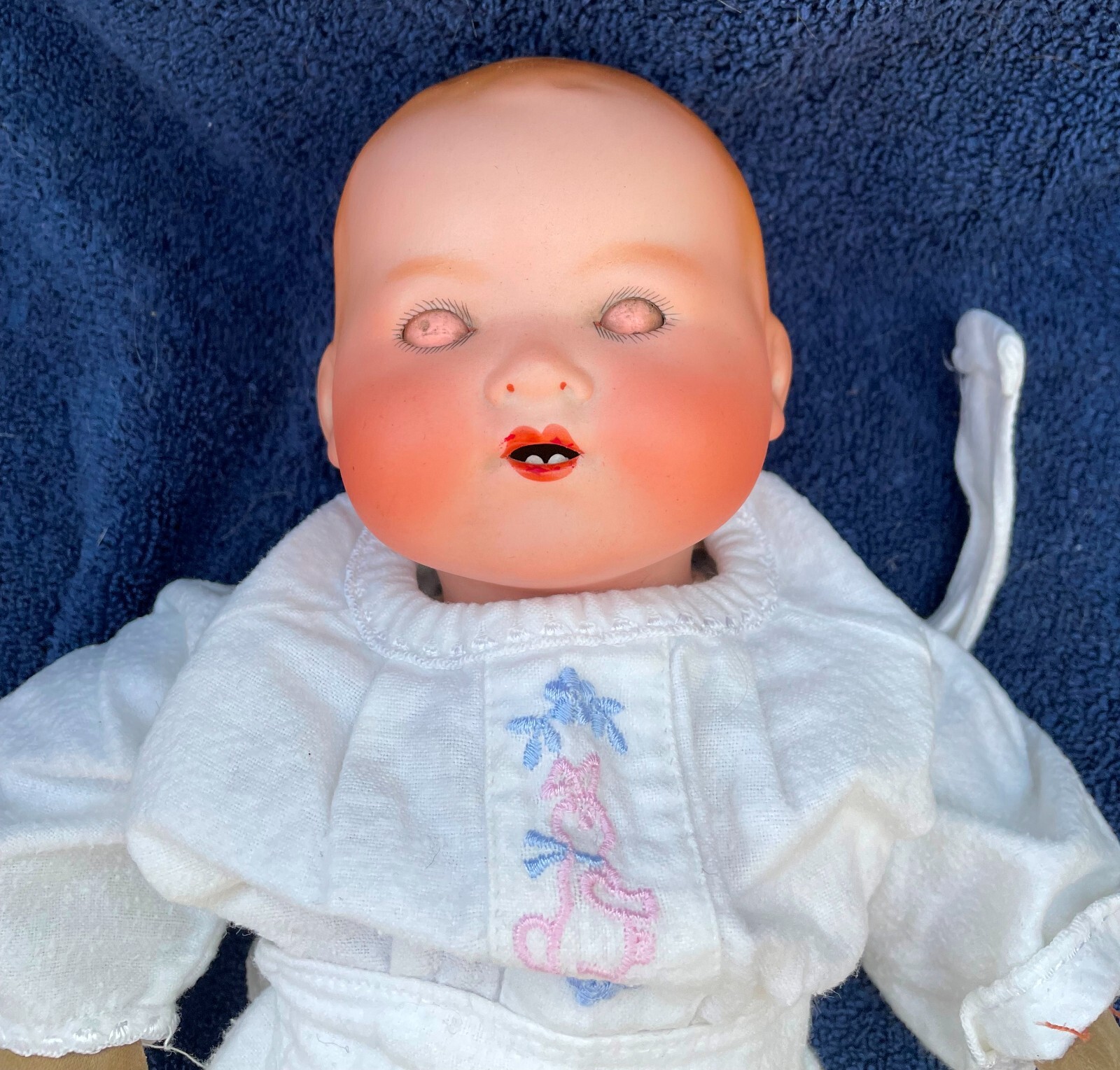 ANTIQUE BISQUE HEAD BABY DOLL WITH SOFT BODY eBay