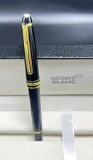 Montblanc Meister Stuck Ballpoint Pen Black Body + Golden Clip I Black Ink