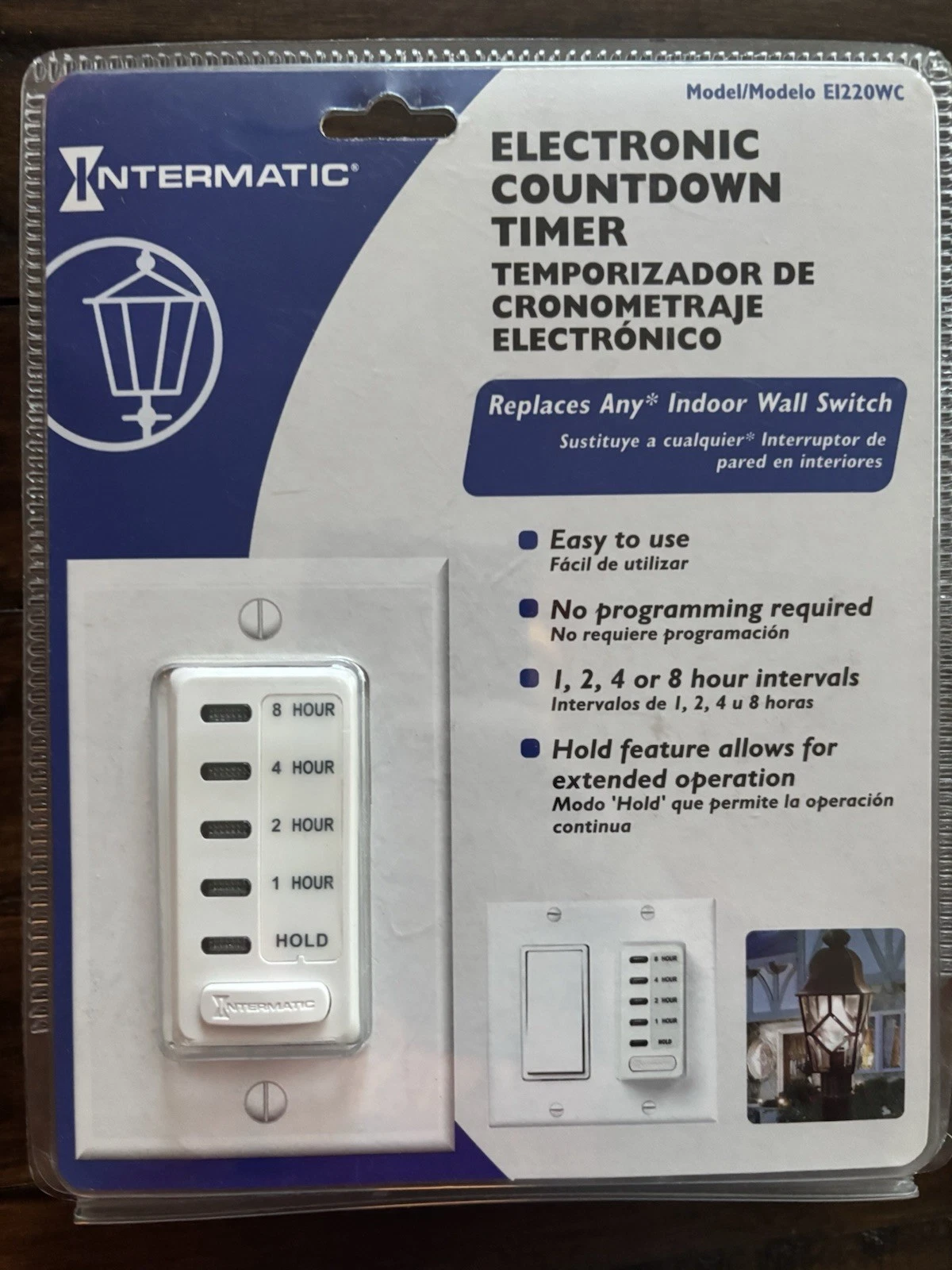 Intermatic Electronic Countdown Timer Switch Model E1220WC