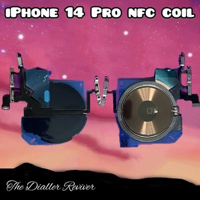 Für iPhone 14 Pro - Wireless Charging NFC Spule mit Power & Lautstärketasten