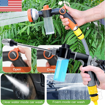 #ad Car High Pressure Power Gun Water Spray Garden Hose Nozzle Pipe Lawn Washer Tool $11.99