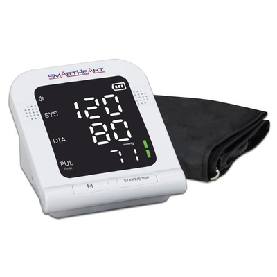 #ad Blood Pressure Monitor Wide Range Upper Arm Cuff Audible English Spanish ... $18.99