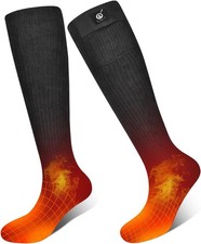 Rechargeable Electric Heated Socks Thermal Winter Socks Medium Sun Will