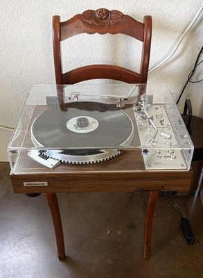 Pioneer PL-570 PLL Quartz Turntable Direct Drive Works Manual Demo No Auto READ