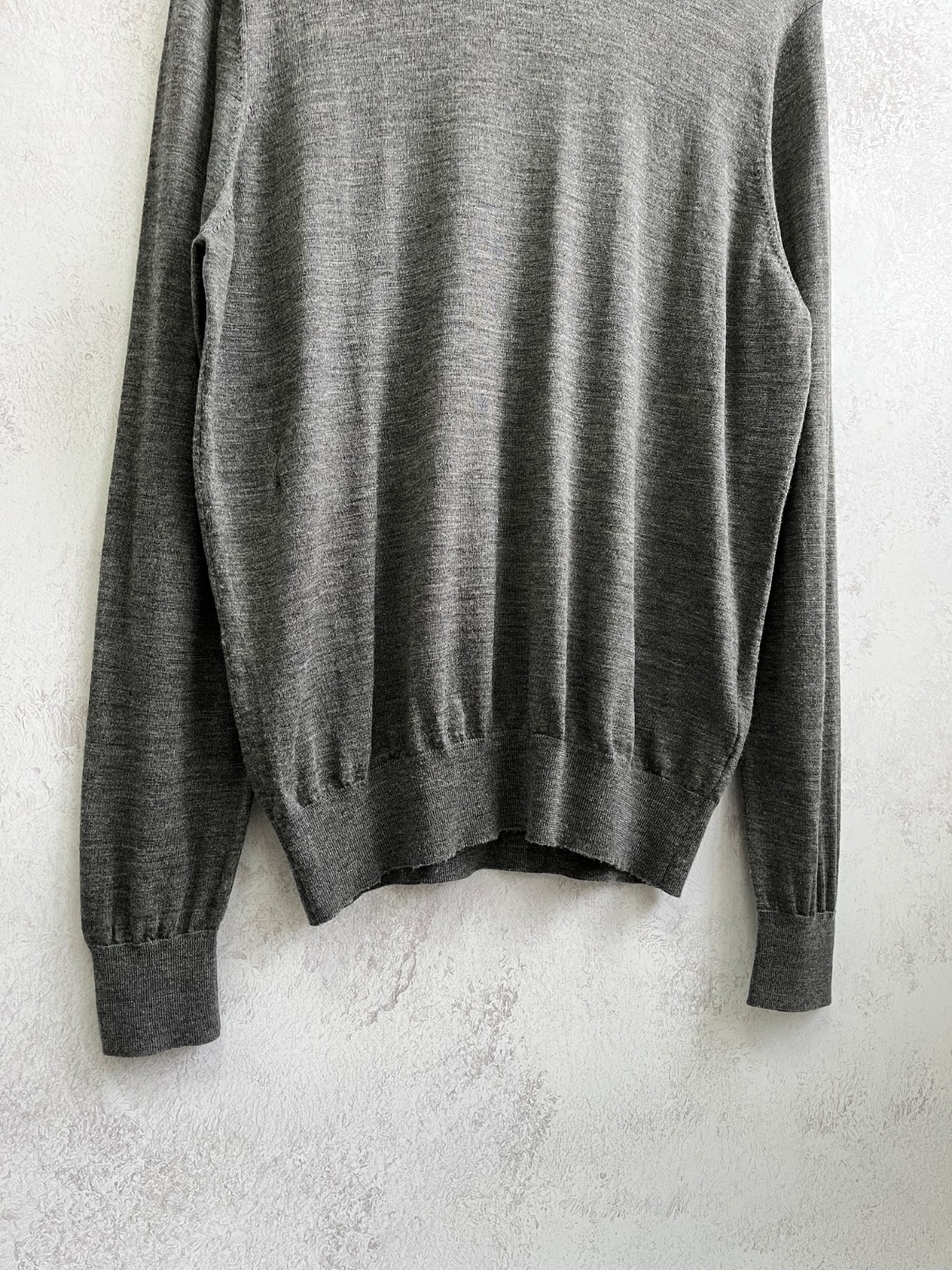 Moncler Maglione Tricot Girocollo Men Wool Sweater Jumper Pullover image 8