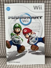 MANUAL ONLY. Wii Mariokart Manual Instructions NO DISC OR BOX Mario Kart Booklet