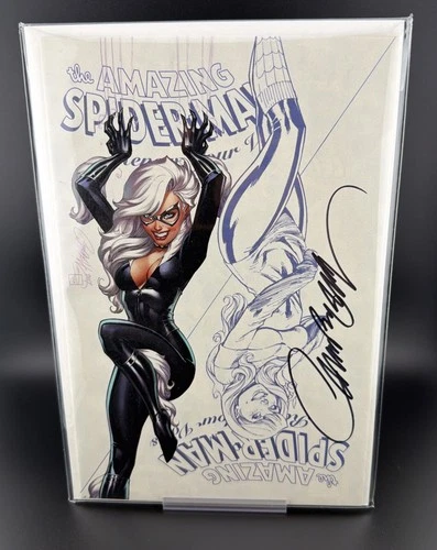 Amazing Spider-Man: Renew Your Vows #13 J. Scott Campbell Black Cat Signed w COA
