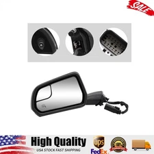 Fits For 2015-2020 Ford Mustang Driver Side Rear View Mirror with Signal Light L