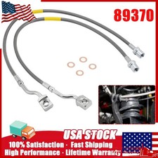 2pcs Front Steel Extended Brake Lines 89370 Fit Silverado Sierra 1500 2007-2019