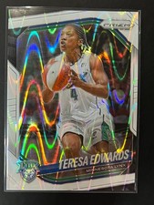 2025 Panini Prizm WNBA #126 Teresa Edwards - White Seismic - Minnesota Lynx