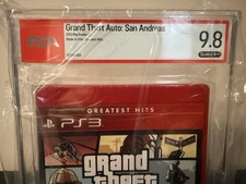 Graded Grand Theft Auto: San Andreas Greatest Hits PS3 2015 M A++ seal