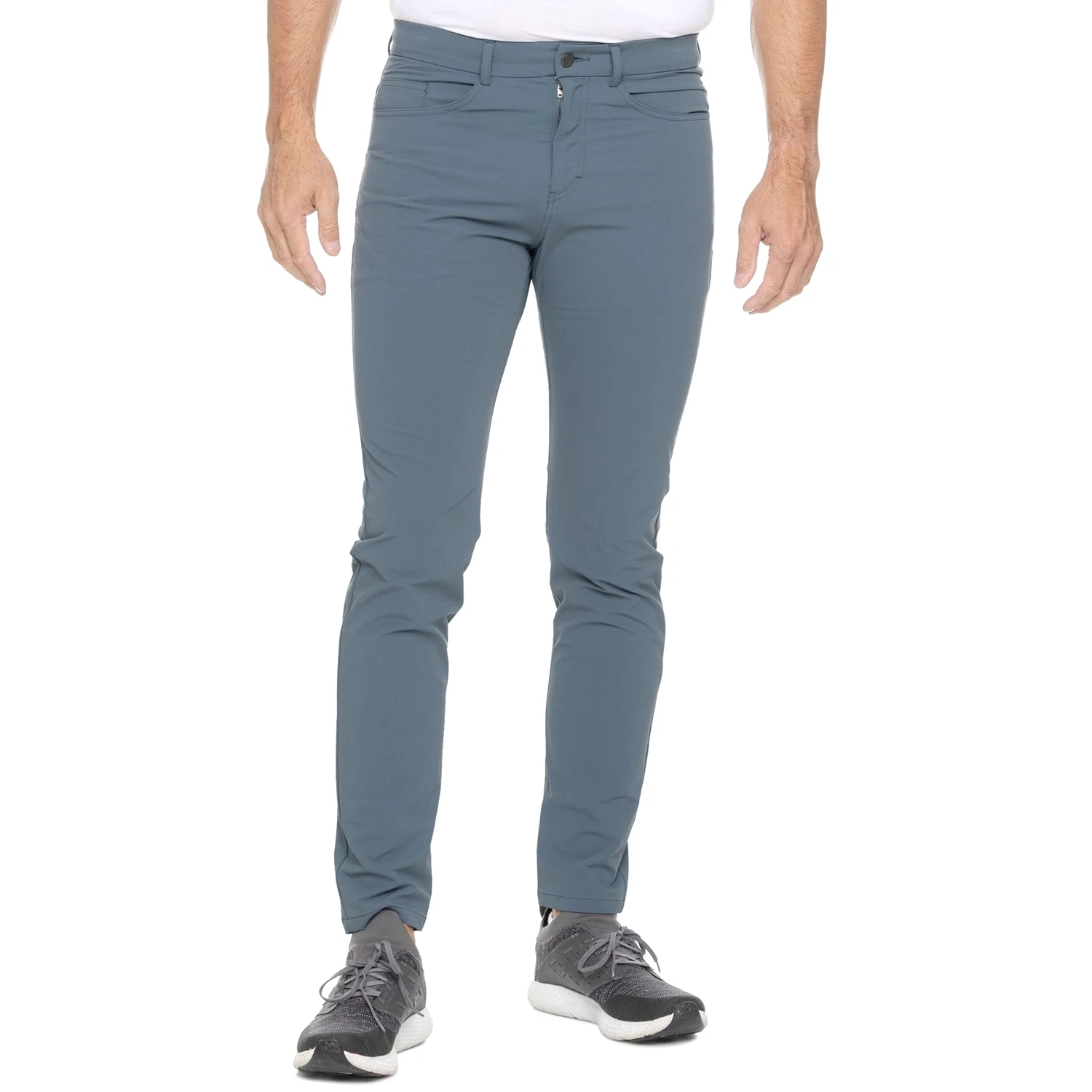 KJUS Ike Performance Golf Pants Tailored Fit 5 Pockets Steel Blue MG20-HO2