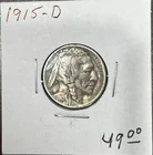 1915-D BUFFALO NICKEL LOOKS VF