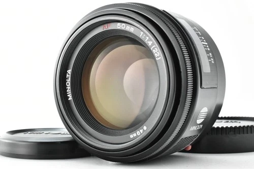 [No extra costs!] Minolta AF 50mm F1.4 Lens For Sony A mount JAPAN Near Mint