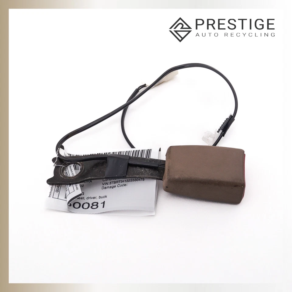 Toyota Tundra 2000-2004 cinturón de seguridad conductor hebilla delantera izquierda 73230-0C030-E1 Foto 2 de 4