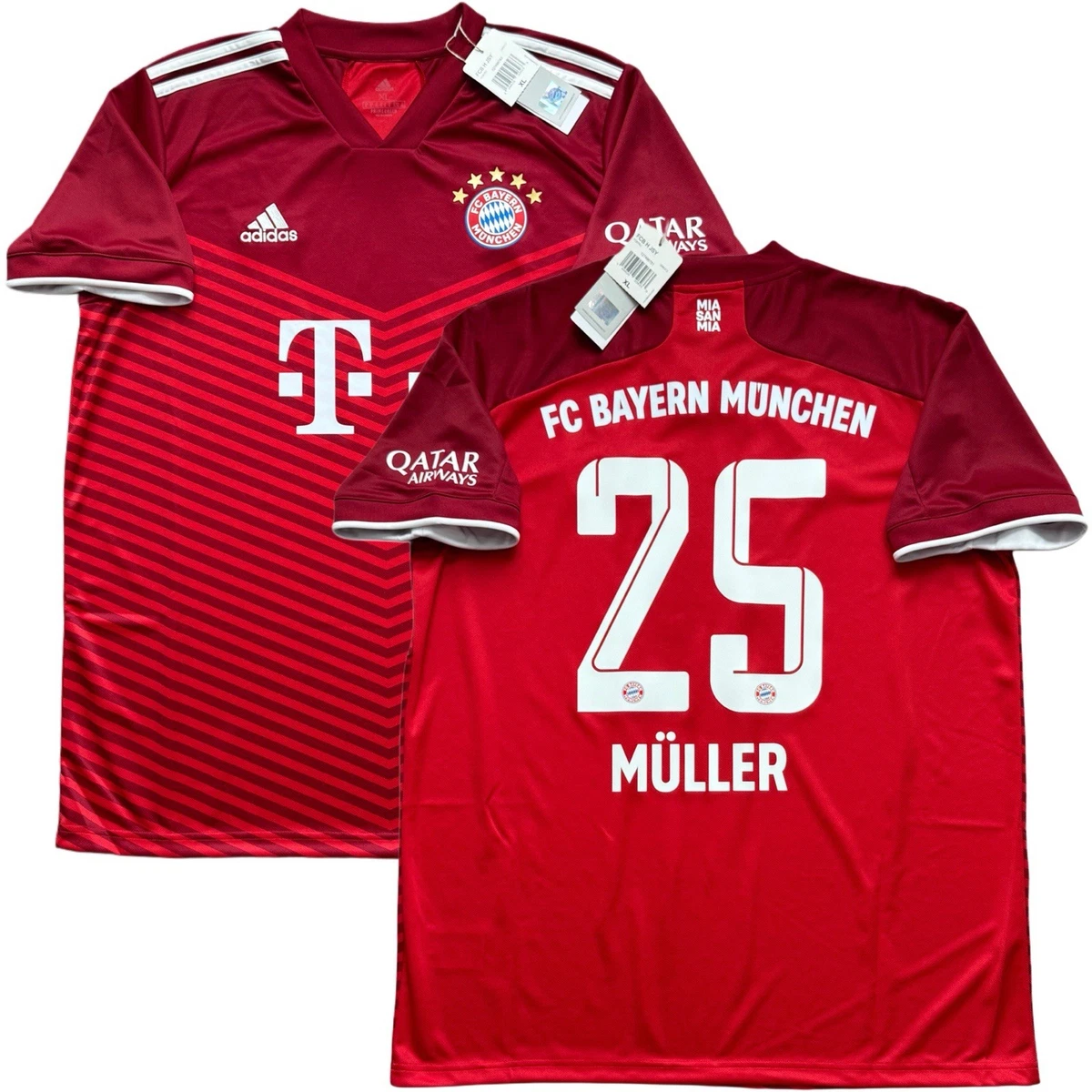 Bayern Munich Size XL International Club Soccer Fan Jerseys for
