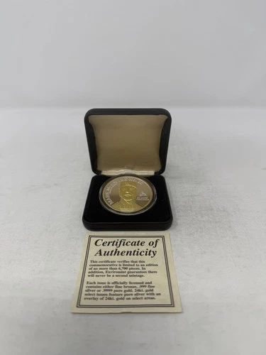 Mark McGwire MLB One Troy Ounce .999 Fine Silver W/24kt Overlay Round /6,700