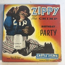 Zippy The Chimp Birthday Party 8mm Castle Films Film