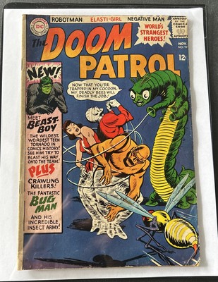 DC Comics Doom Patrol #99 First Appearance of Beast Boy 1965 Teen Titans