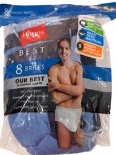 Hanes Men's Comfort Flex Waist Wicking Cool Comfort Best Briefs, 8 Pack Sz XL