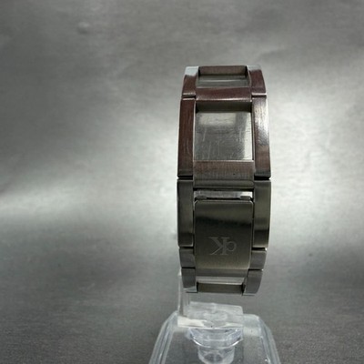 Calvin Klein Tank Watch Women 17mm White Dial Steel  display picture 1