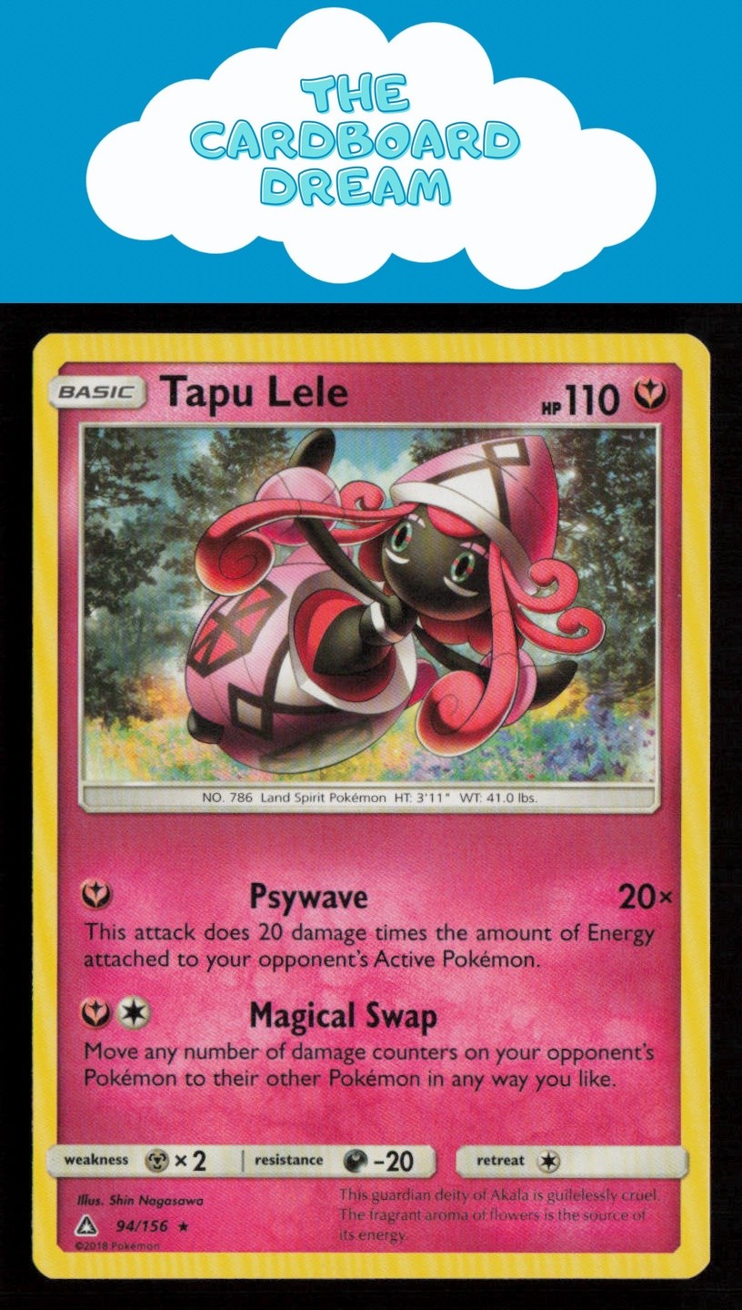 Tapu Lele SM - Ultra Prism #94/156 NON-HOLO Rare Pokemon Card