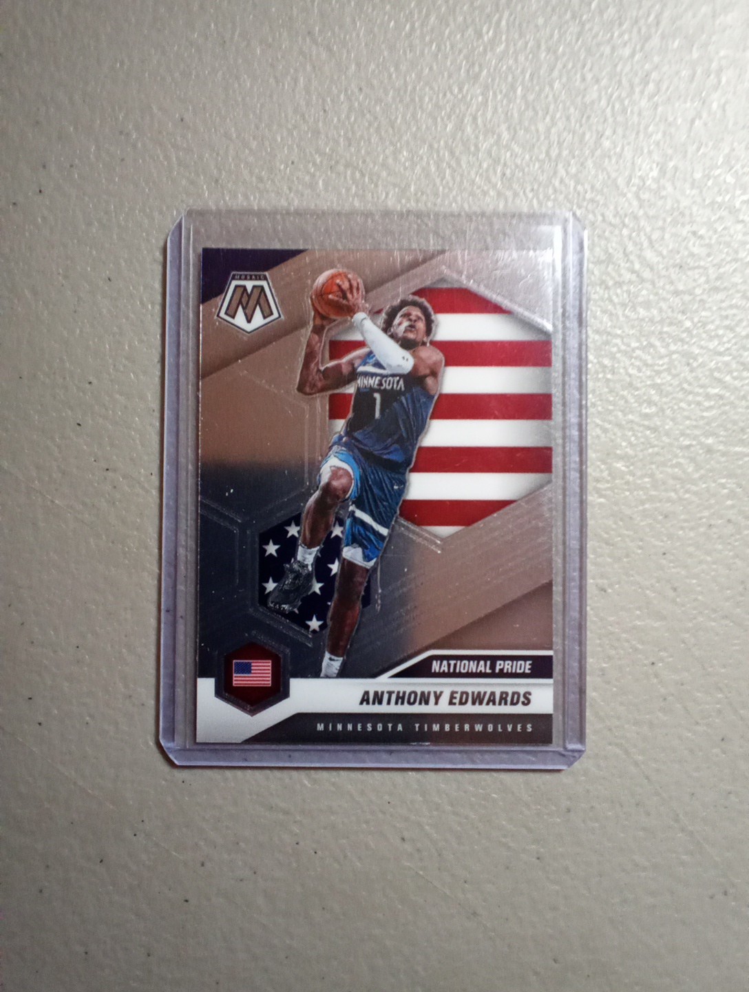 2020-21 Panini Mosaic - National Pride Anthony Edwards #252 (RC)