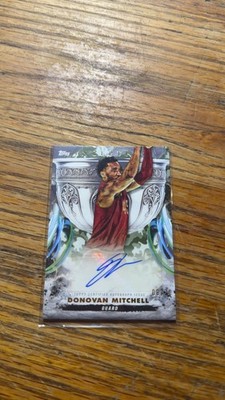 Donovan Mitchell 8/10 autographs topps inception 2024