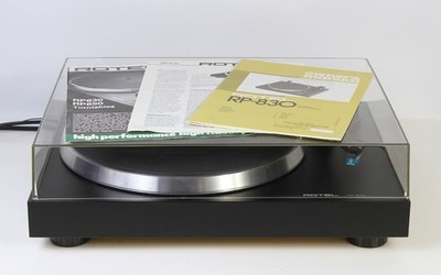 Rotel RP-830 Belt Drive Manual Turntable with Audio Technica Cartridge ...