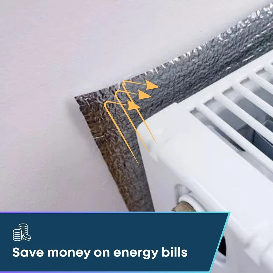 4mm Thick Thermal Bubble Foil Insulation Roll Reflector Panel Radiator Multi Use - Image 2 of 4