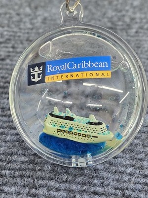 Royal Caribbean International Kreuzfahrtschiff Modell schwimmendes Logo Schlüsselanhänger Maritim