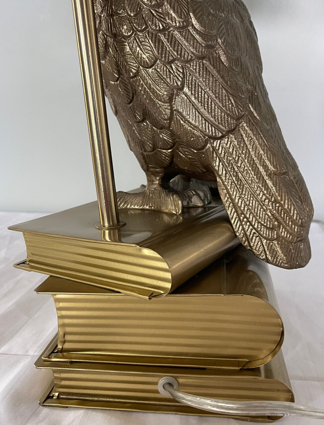 Pottery Barn Teen Hedwig The Owl Table Lamp Harry Potter, Tested Works w/ Shade