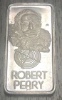 1 oz. Silver .999 Vintage Toned 1974 Robert Peary Americans Hamilton Art Bar!
