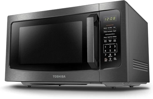 TOSHIBA ML-EM45P Countertop Microwave Oven with Smart Sensor 1.6 Cu.ft 1200W