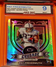 PAT FREIERMUTH Rookie***2021 Panini PRIZM SILVER***STEELERS**MINT 9**Mad DOG