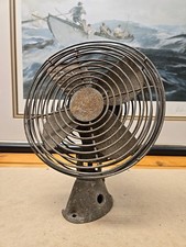 Vintageantique Miniature Adjustable Industrial Shop Car Or Bus Fan Steam Punk