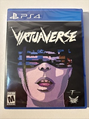 VIRTUAVERSE LIMITED RUN GAMES PS4 CYBERPUNK VIRTUA VERSE U.S. ESRB OUT OF PRINT!
