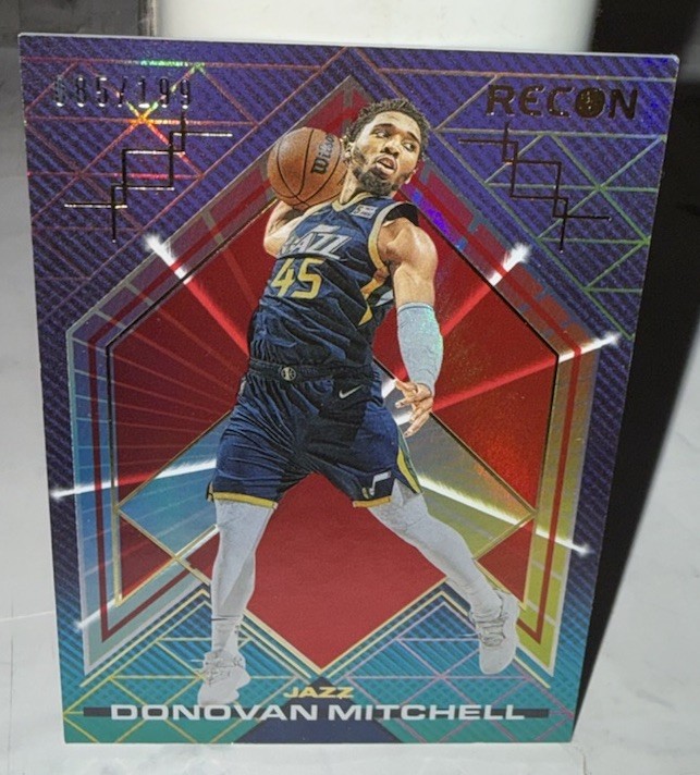 2021-22 Panini Recon Donovan Mitchell Red Holo /199 Utah Jazz #132