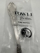 Towle King Richard Sterling Silver Salad Fork - 6 1/2" - New in Package