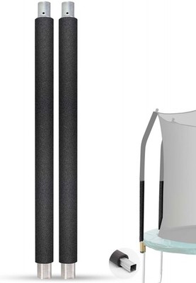 Trampoline Replacement Poles for Lower Enclosure 2 Pack, Straight Tube