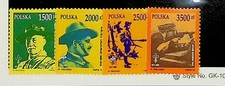 POLAND Sc 3064-7 NH ISSUE OF 1991 - SCOUTS - (SC2)