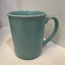 1970's Vintage Corning Ware (1)Coffee Mug Turquoise Aqua Sea Foam Green Teal Cup