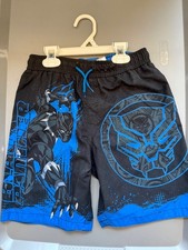 Marvel Black Panther Swim Trunks Kids Size 7