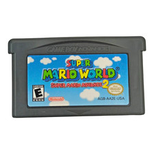 Super Mario World 2 Game Boy Advance w/Instructions & Dinosaur Land Map WORKS!