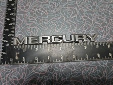Mercury Emblem Badge Nameplate Oem Plastic Original 1980s