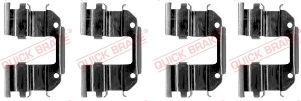 ZubehöRsatz Scheibenbremsbelag Quick Brake 109-1285 FüR Chevrolet Lanos Matiz-image